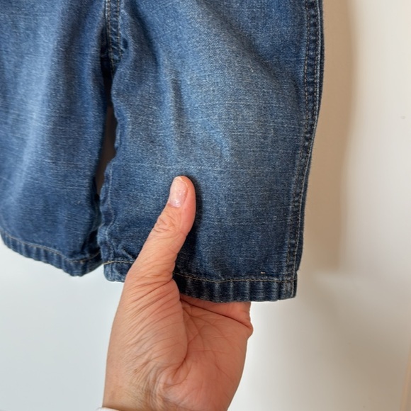 2005 Baby Old Navy Overalls - 6-12 Months with truck stitching on front - Picture 3 of 12